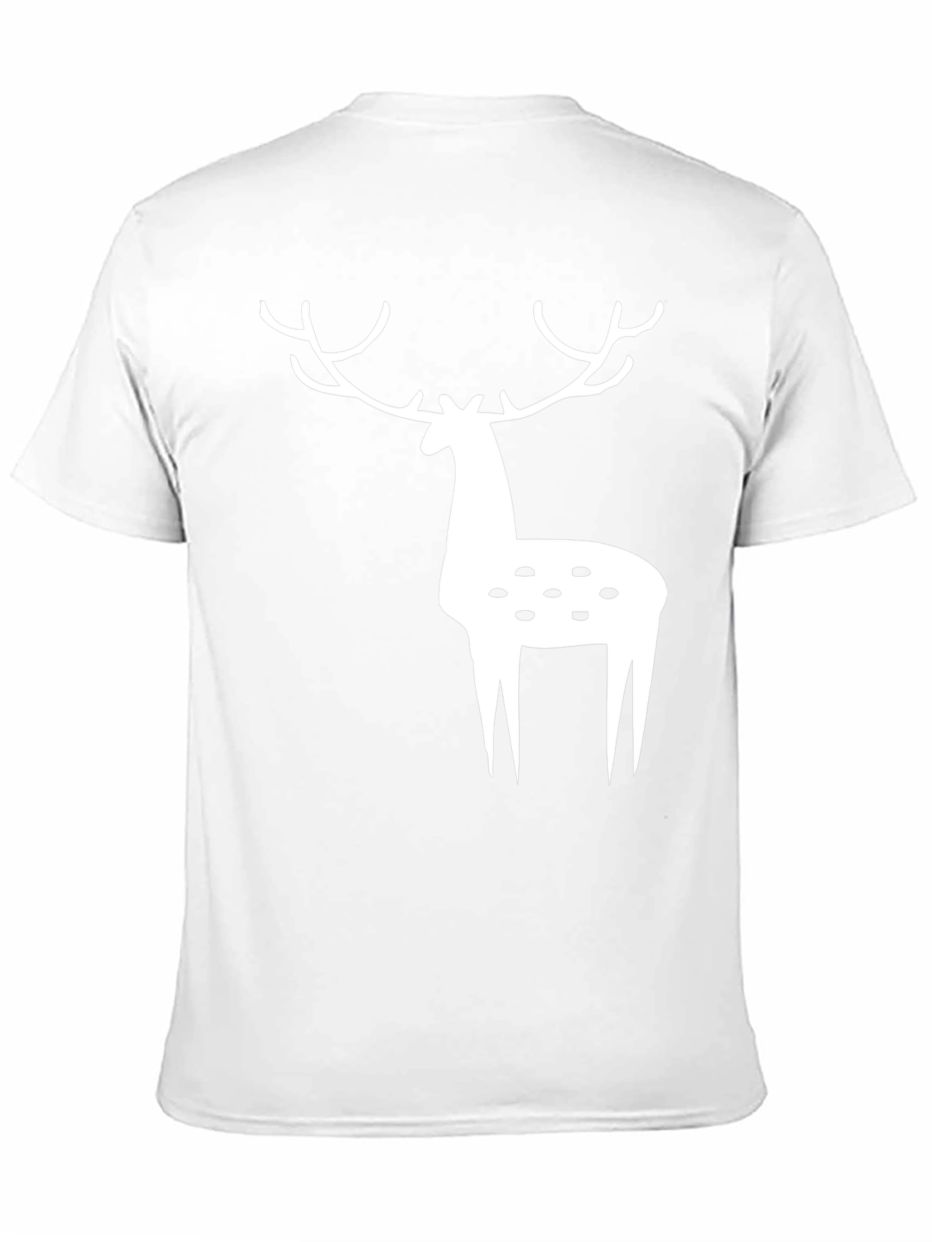 Deer Graphic Tee - Black Casual Shirt