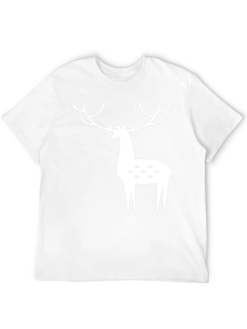 Deer Graphic Tee - Black Casual Shirt