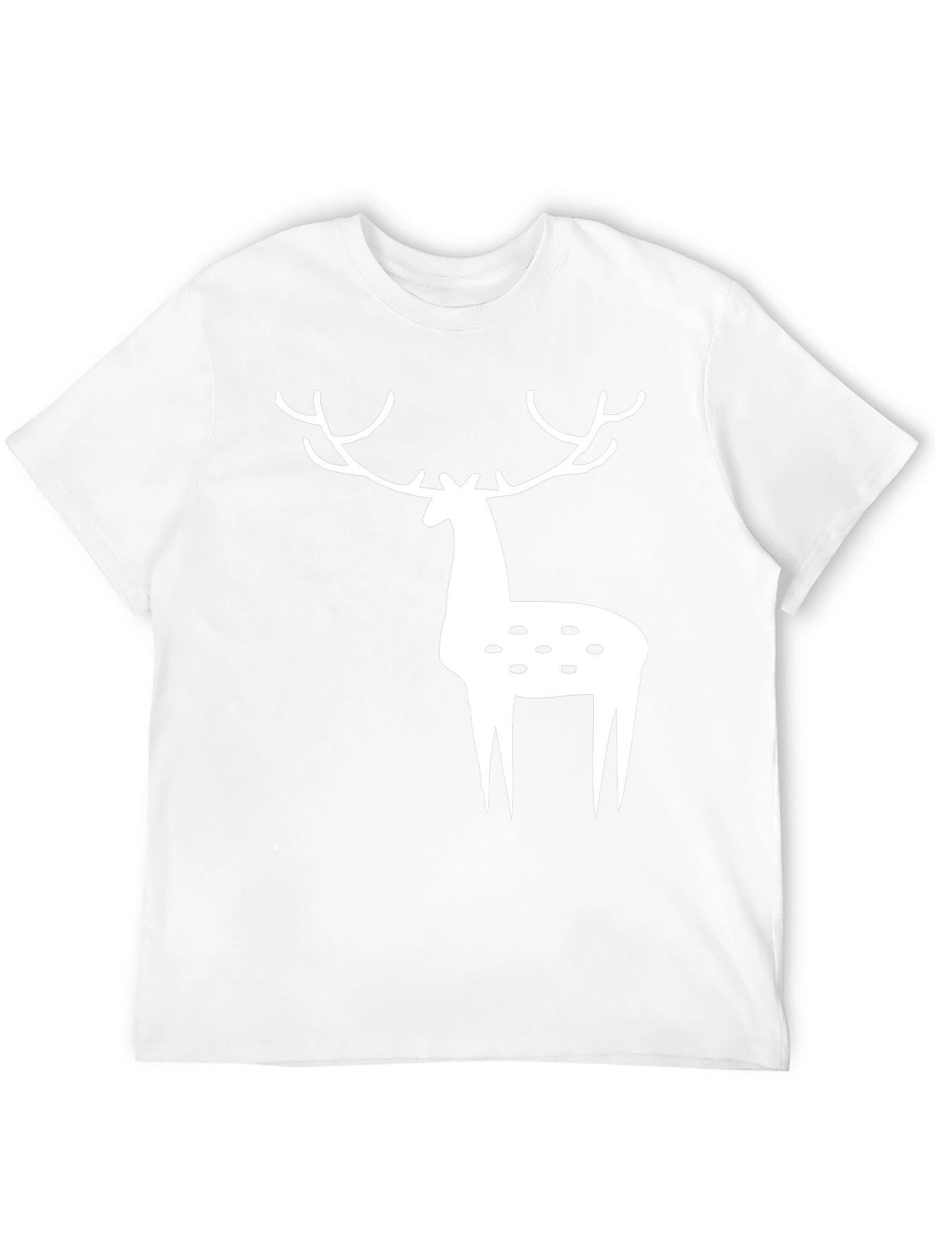 Deer Graphic Tee - Black Casual Shirt