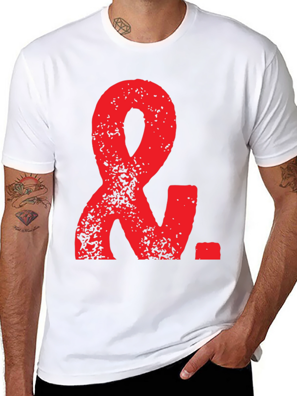 Red Ampersand &. Black T-Shirt