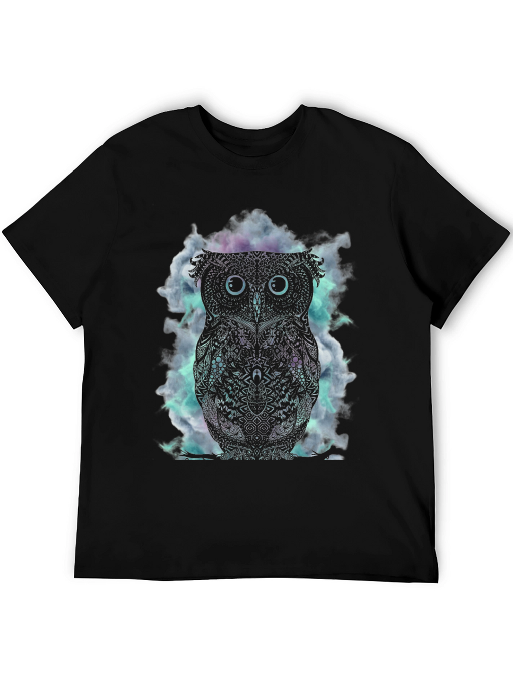 Owl Graphic Black T-Shirt