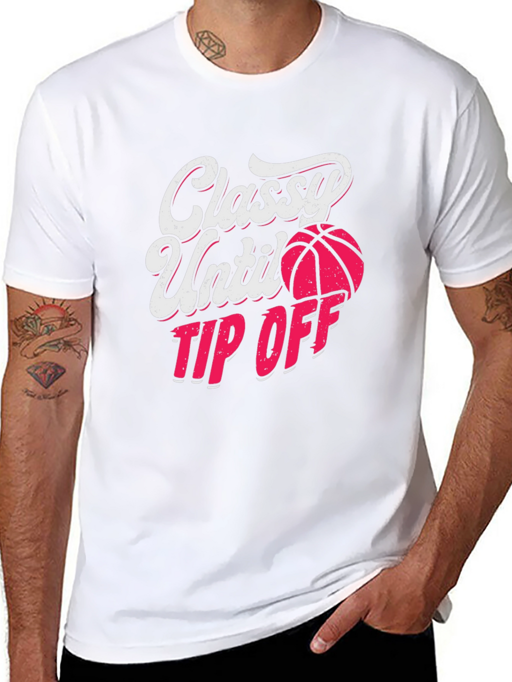 Classy Until Tip Off Graphic Tee