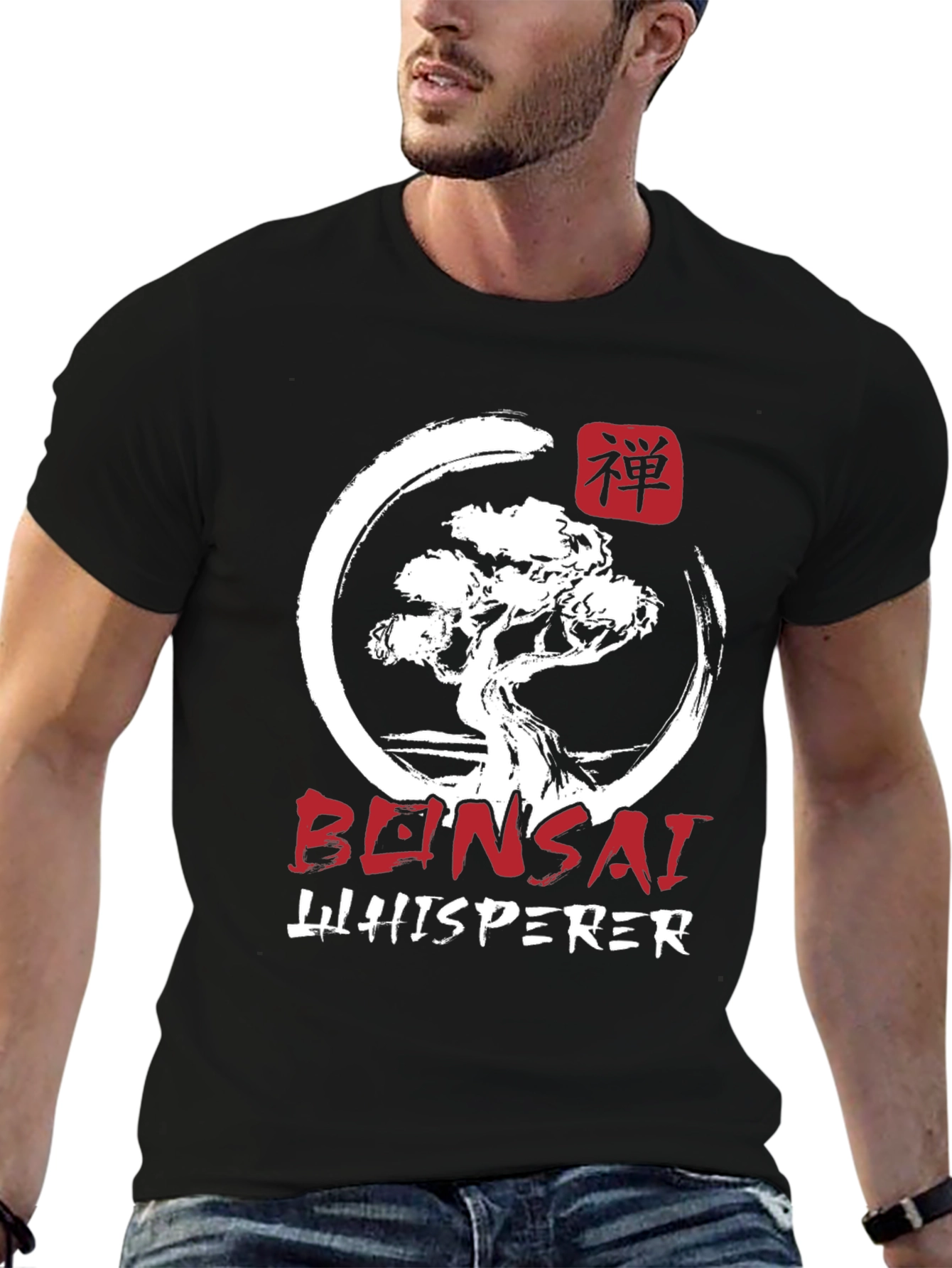 Bonsai Whisperer Graphic T-Shirt - Zen Garden Tee