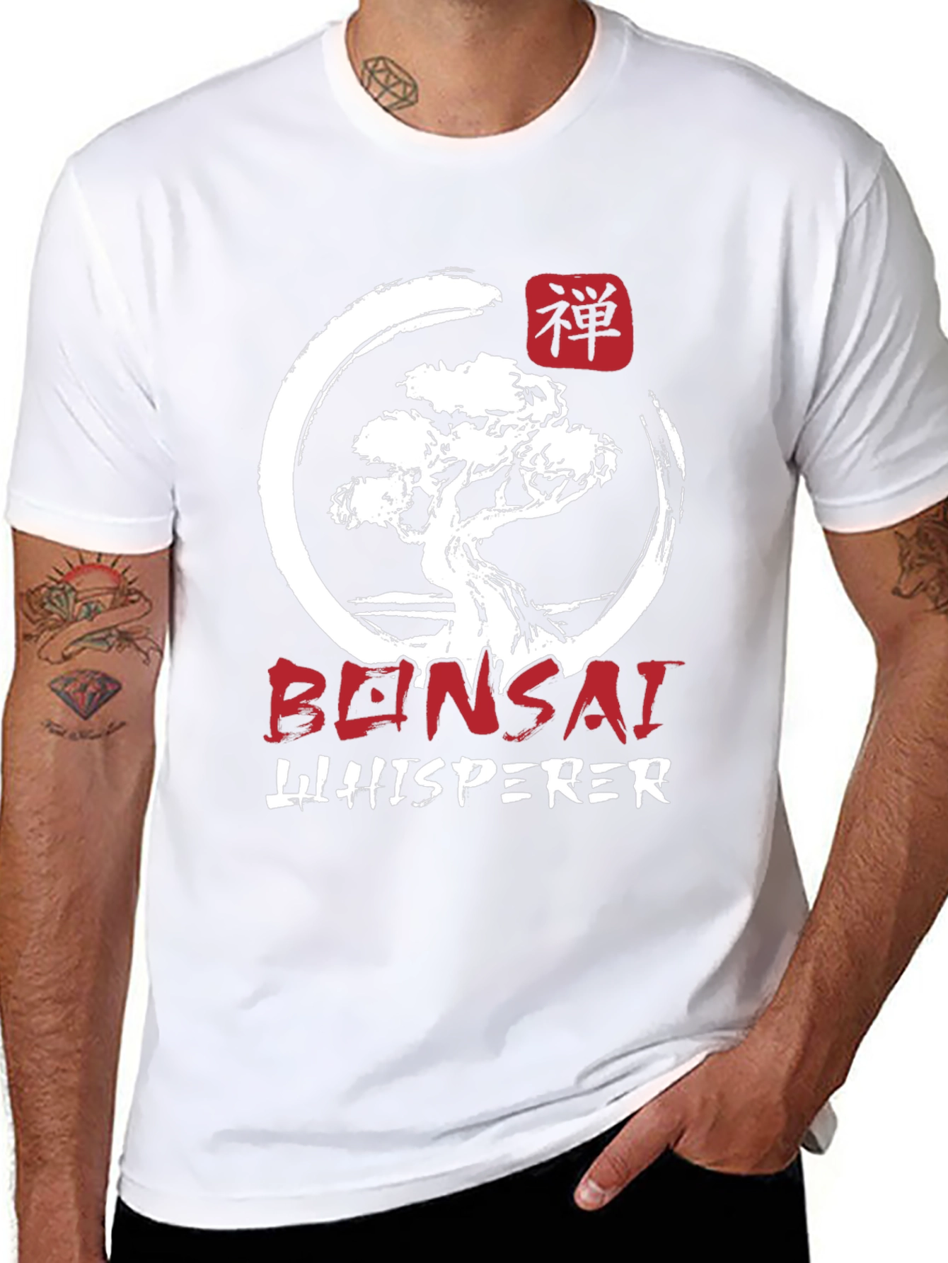 Bonsai Whisperer Graphic T-Shirt - Zen Garden Tee