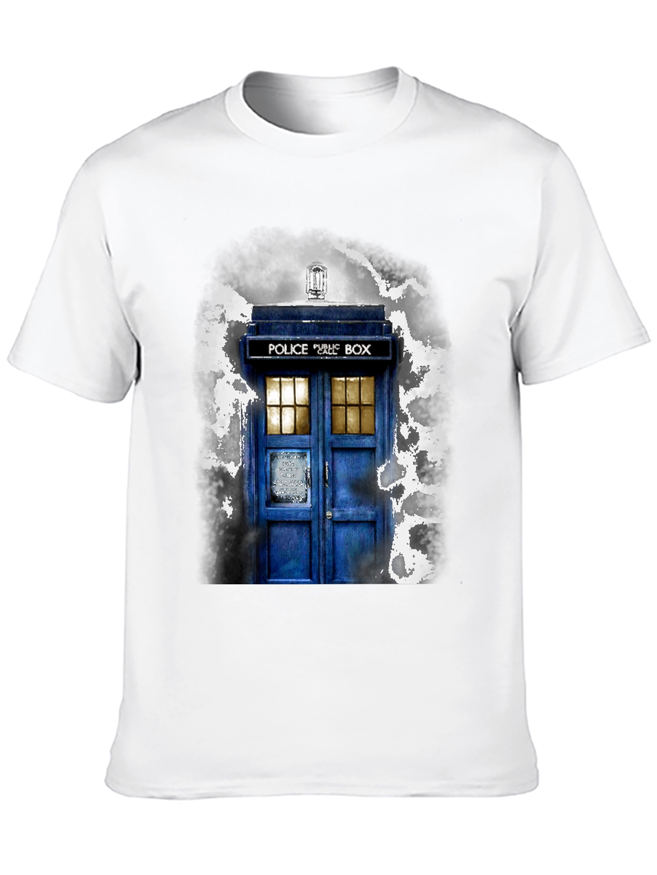 Doctor Who TARDIS Graphic Tee - Unisex Black T-Shirt