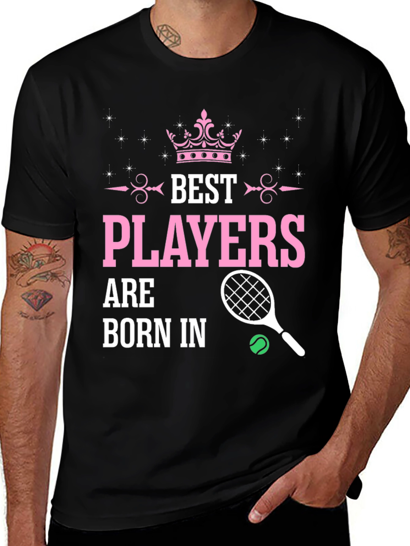 Best Players Tennis Graphic Tee