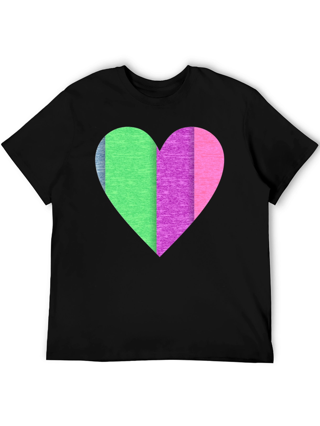 Colorful Heart Graphic T-Shirt