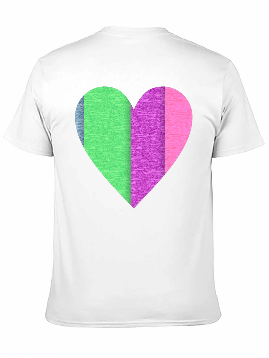 Colorful Heart Graphic T-Shirt