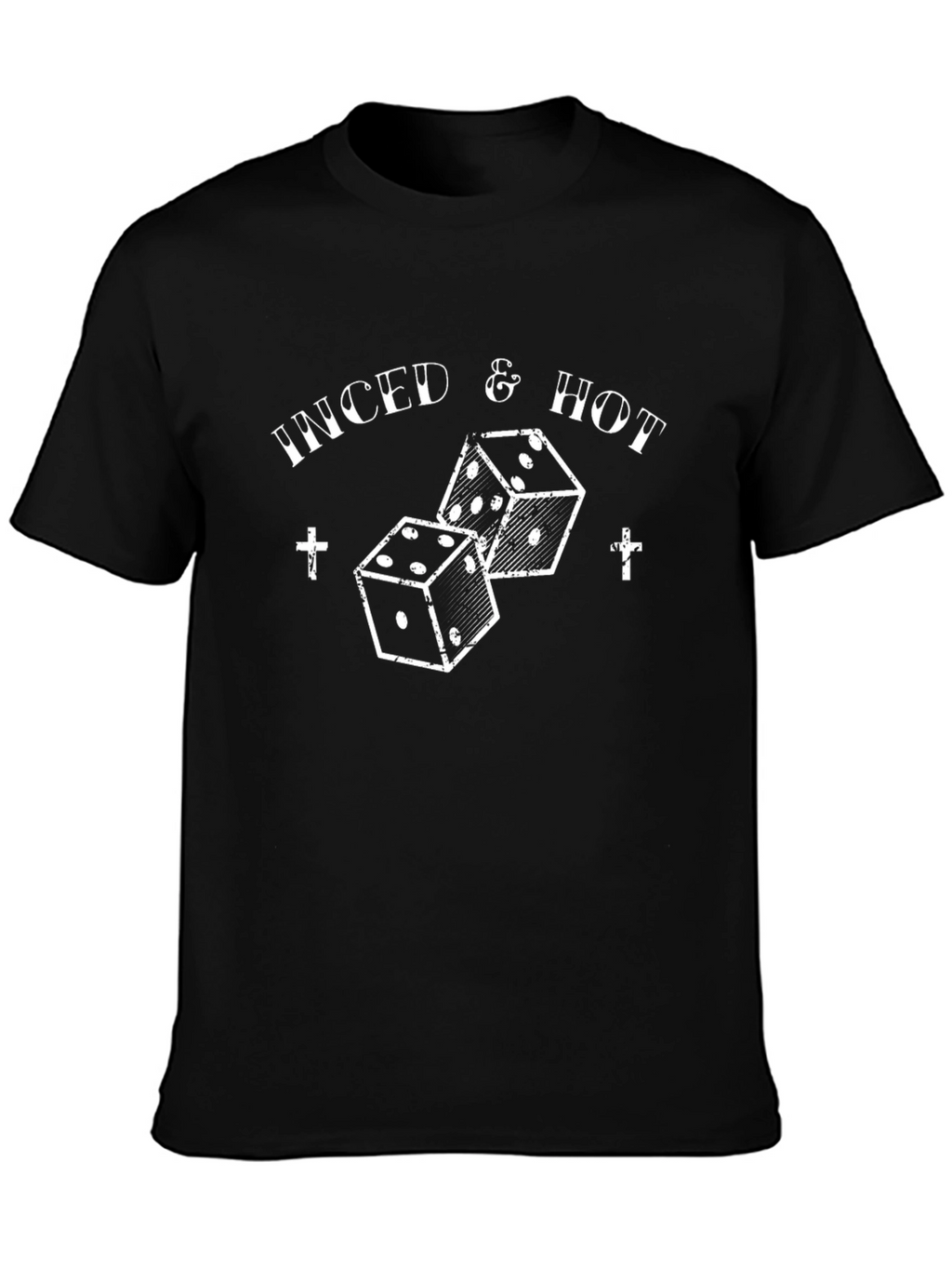 Inked & Hot Dice Graphic T-Shirt