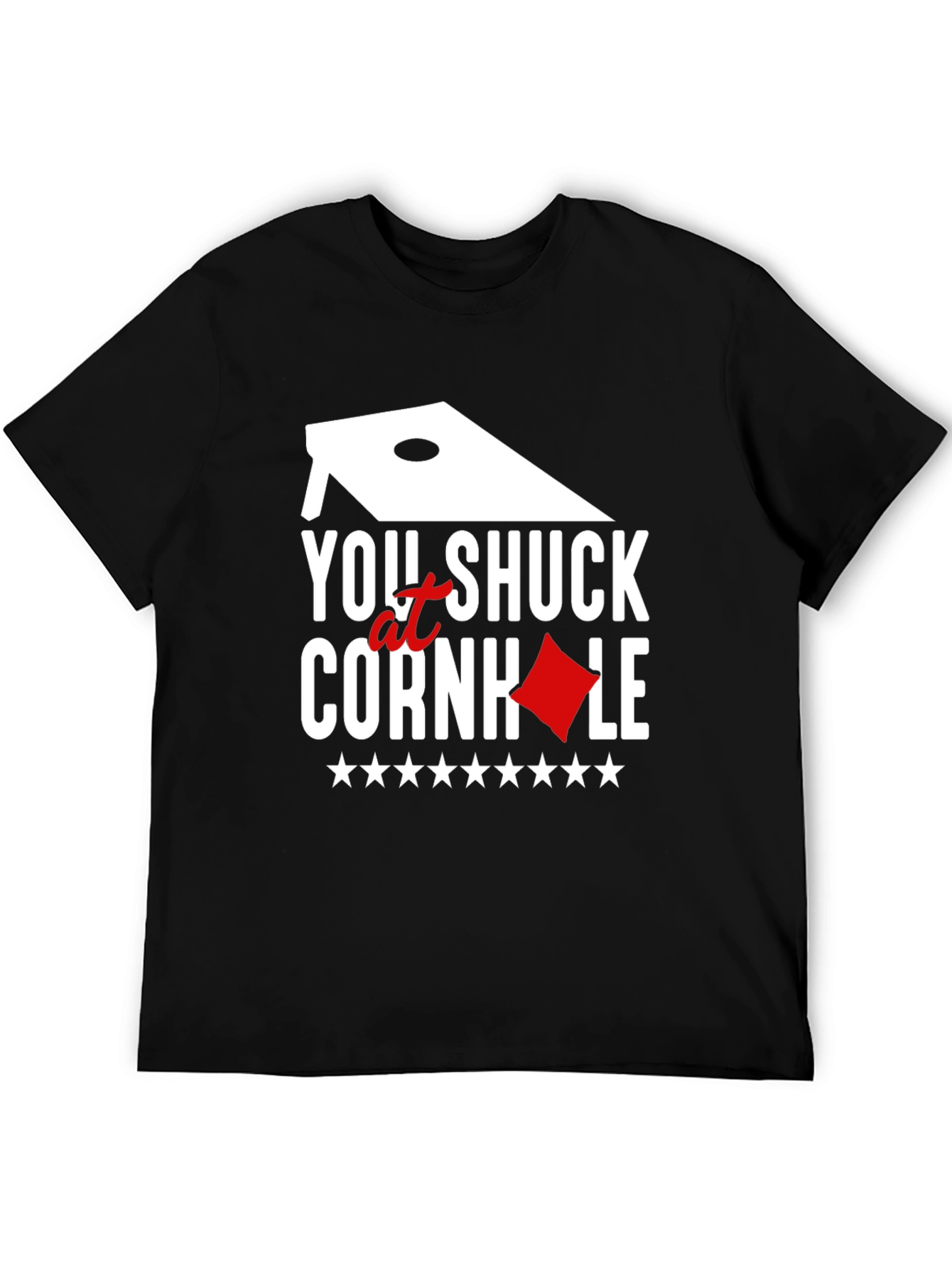 You Shuck at Cornhole Graphic Tee - Novelty T-Shirt