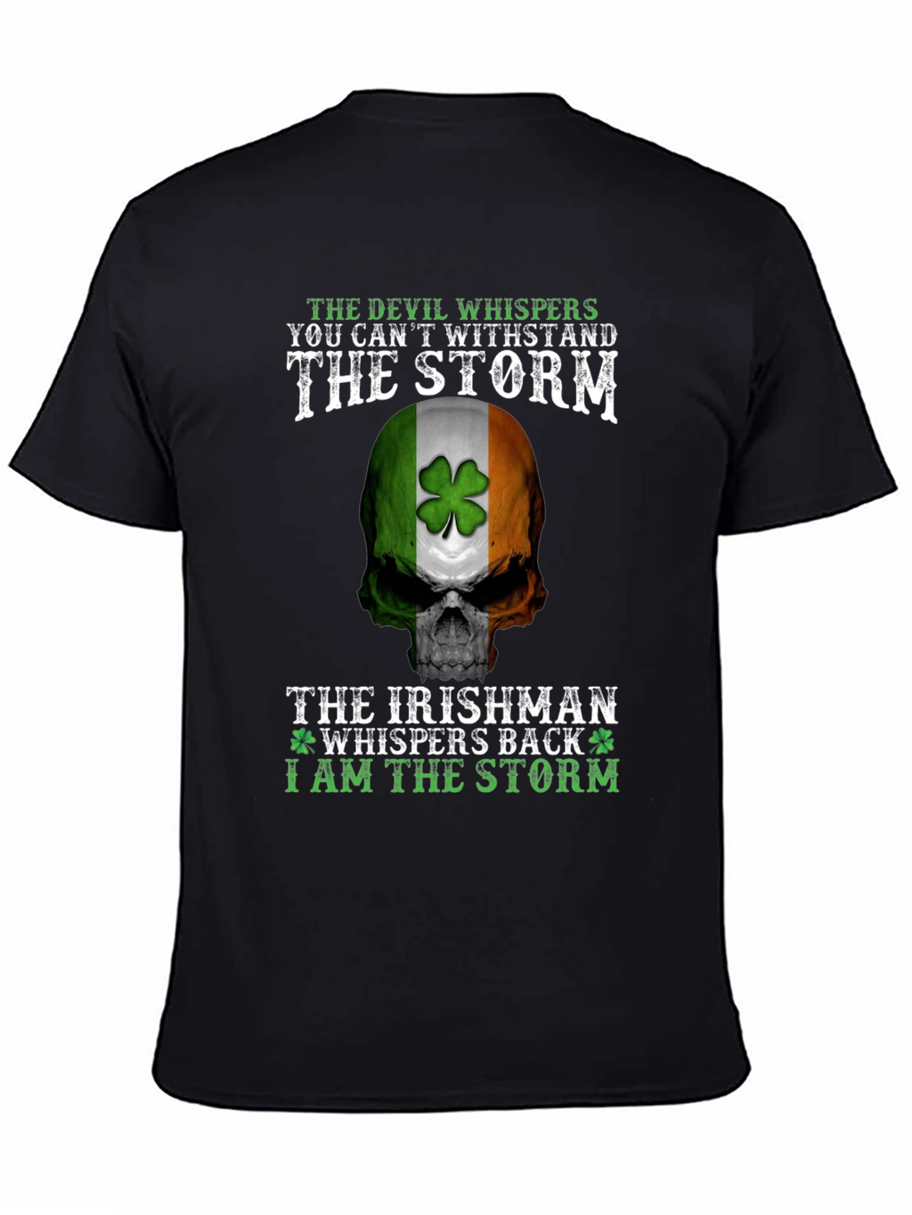 Irish Pride Storm Skull T-Shirt