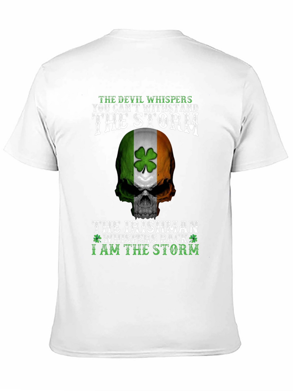 Irish Pride Storm Skull T-Shirt