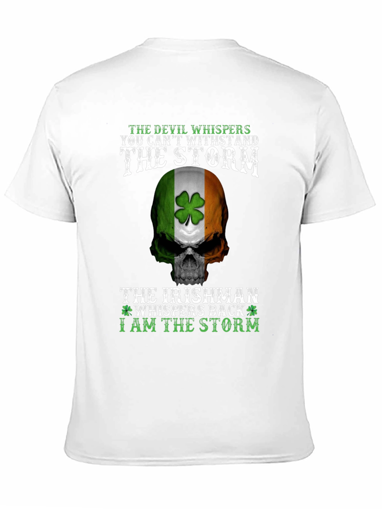 Irish Pride Storm Skull T-Shirt