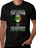 Irish Pride Storm Skull T-Shirt