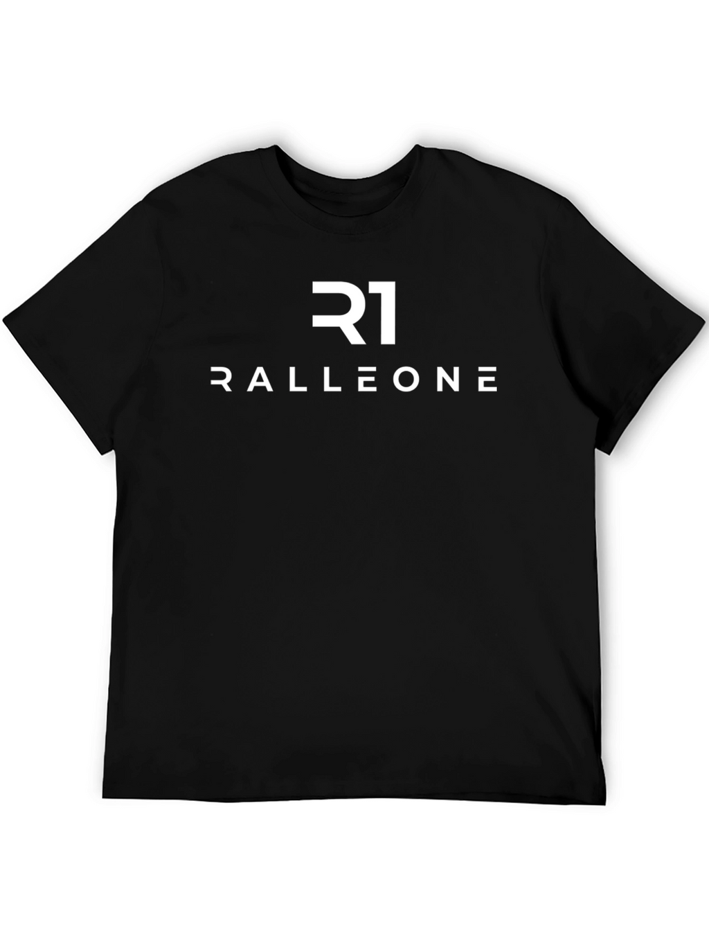 Ralleone Mens Black Graphic T-Shirt