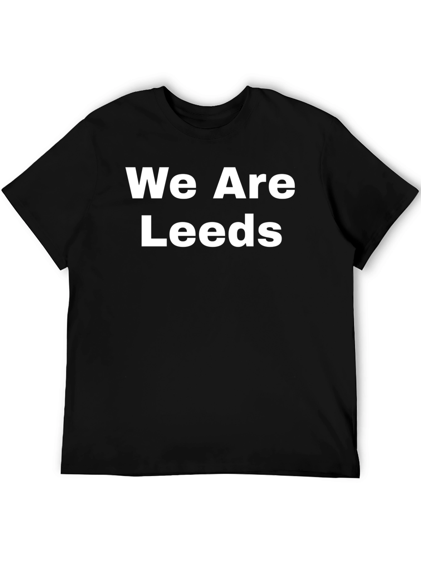 We Are Leeds T-Shirt - Black Cotton Tee