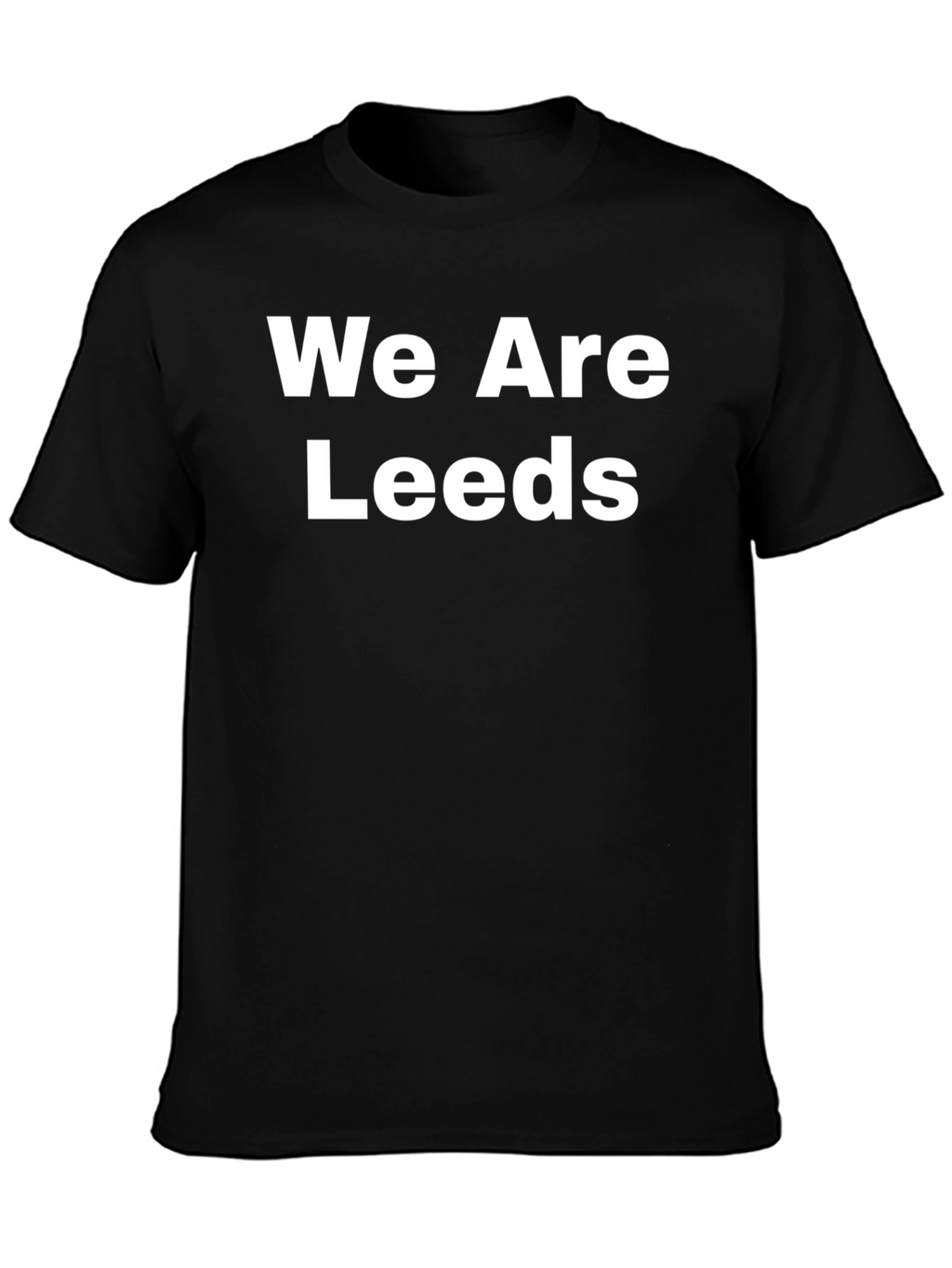 We Are Leeds T-Shirt - Black Cotton Tee
