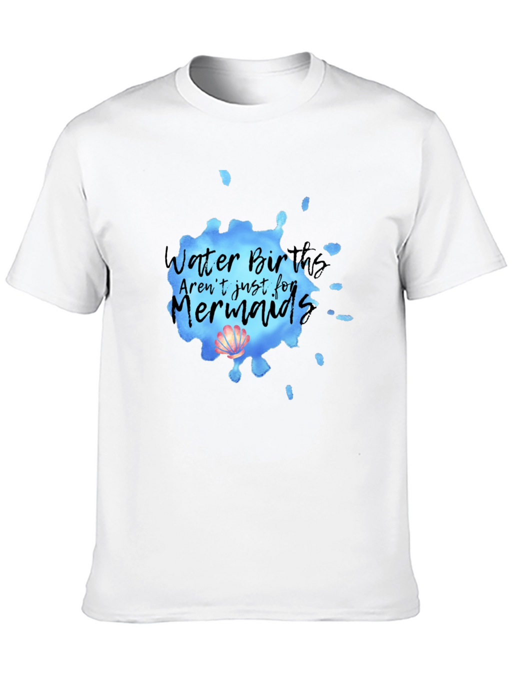 Mermaid Water Birth T-Shirt - Soft Cotton Tee