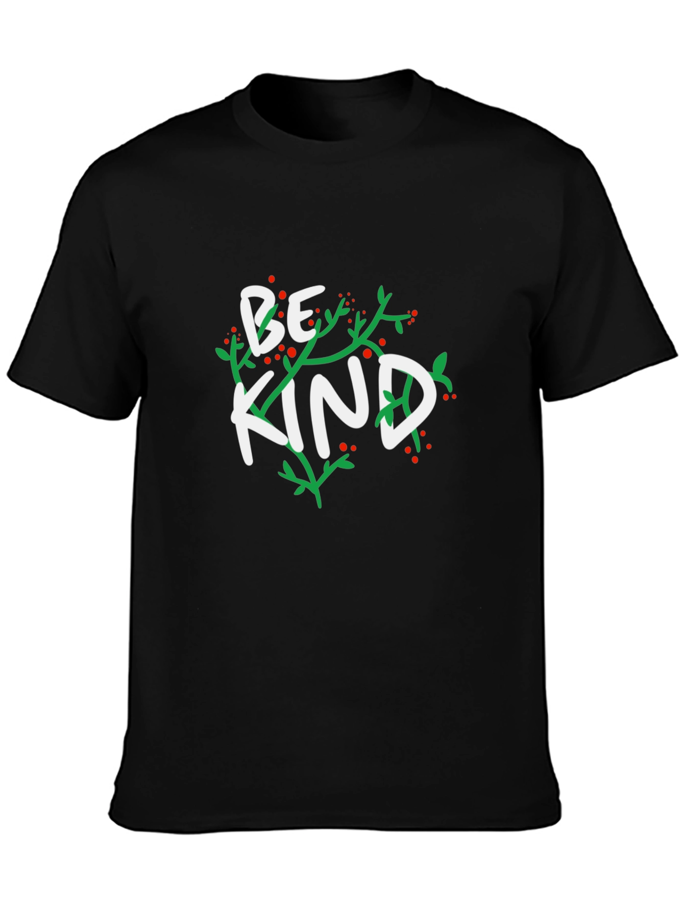 Be Kind Graphic Tee - Black Casual Comfort