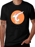 Training Day Black Graphic T-Shirt