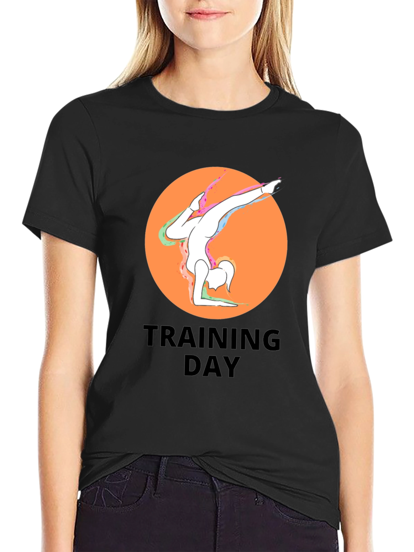Training Day Black Graphic T-Shirt
