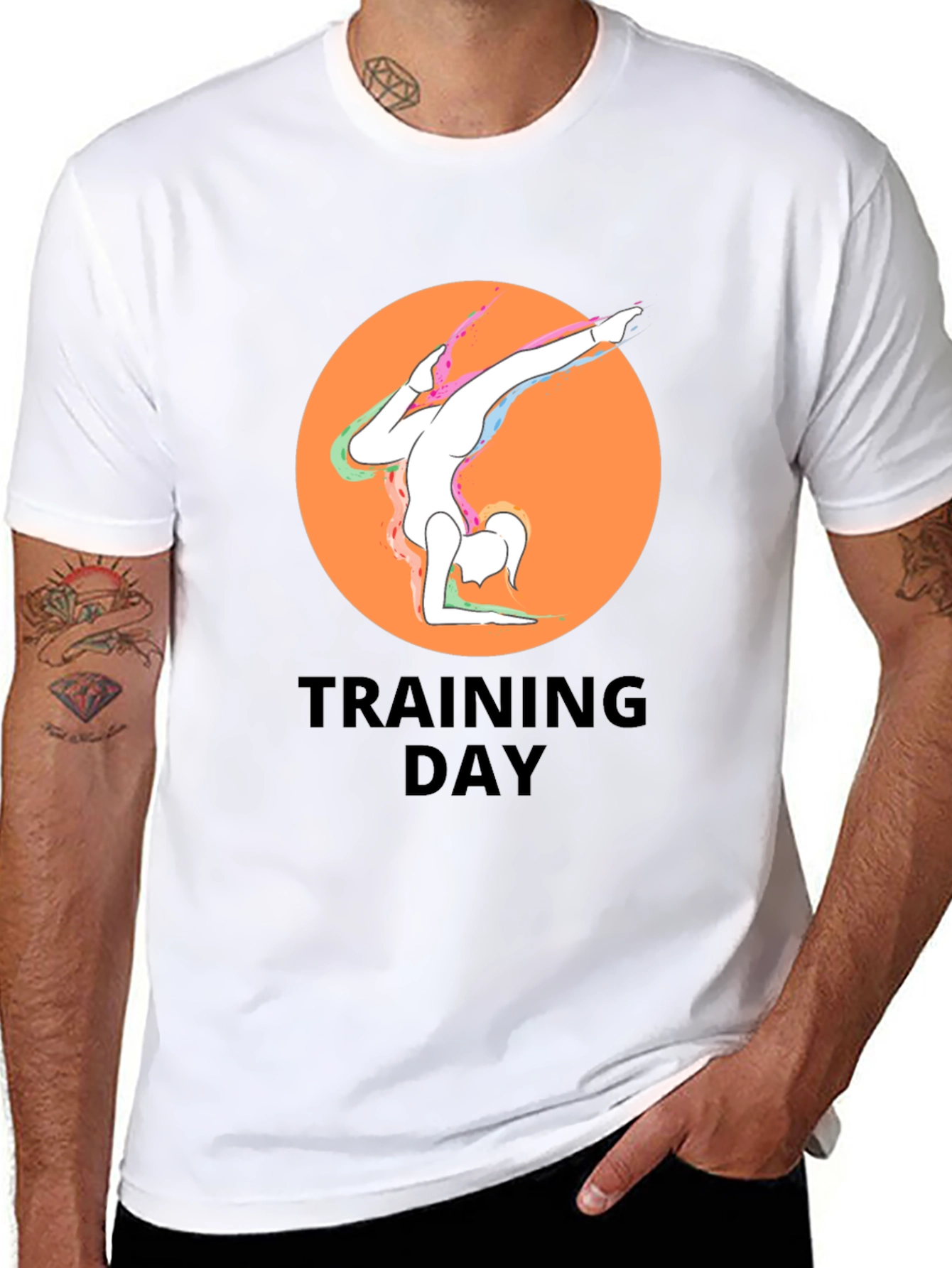 Training Day Black Graphic T-Shirt