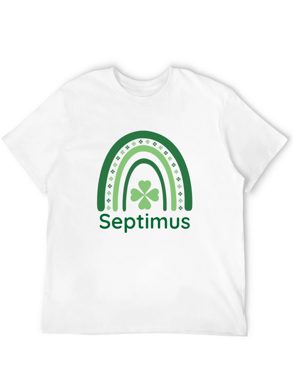 Septimus St. Patricks Day Rainbow Clover T-Shirt