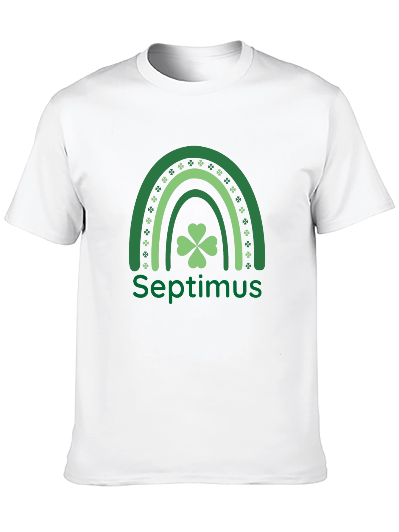 Septimus St. Patricks Day Rainbow Clover T-Shirt