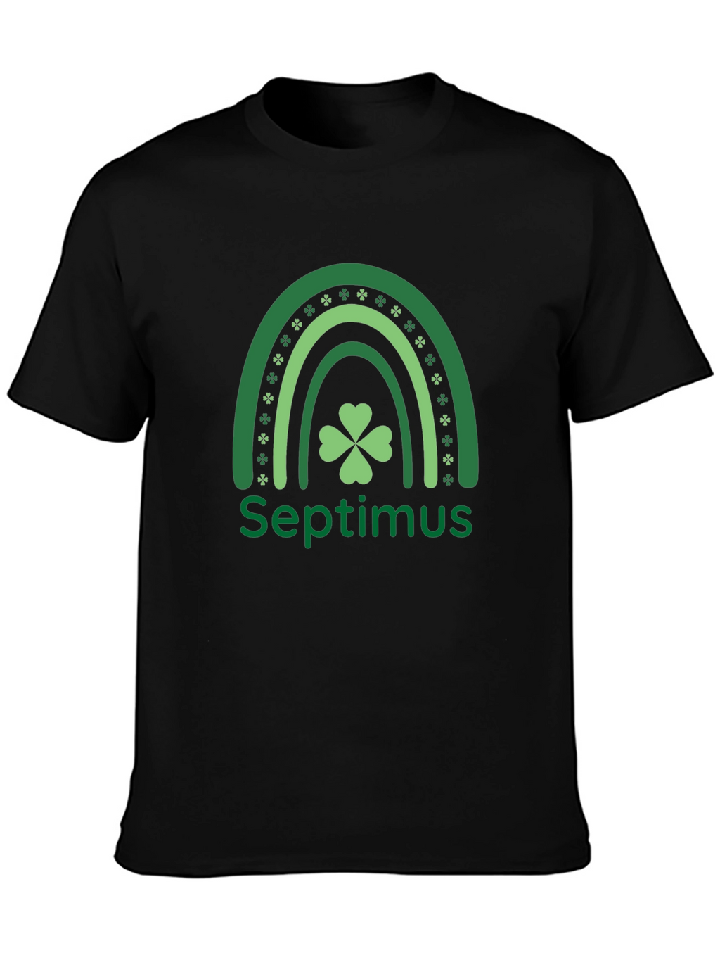 Septimus St. Patricks Day Rainbow Clover T-Shirt