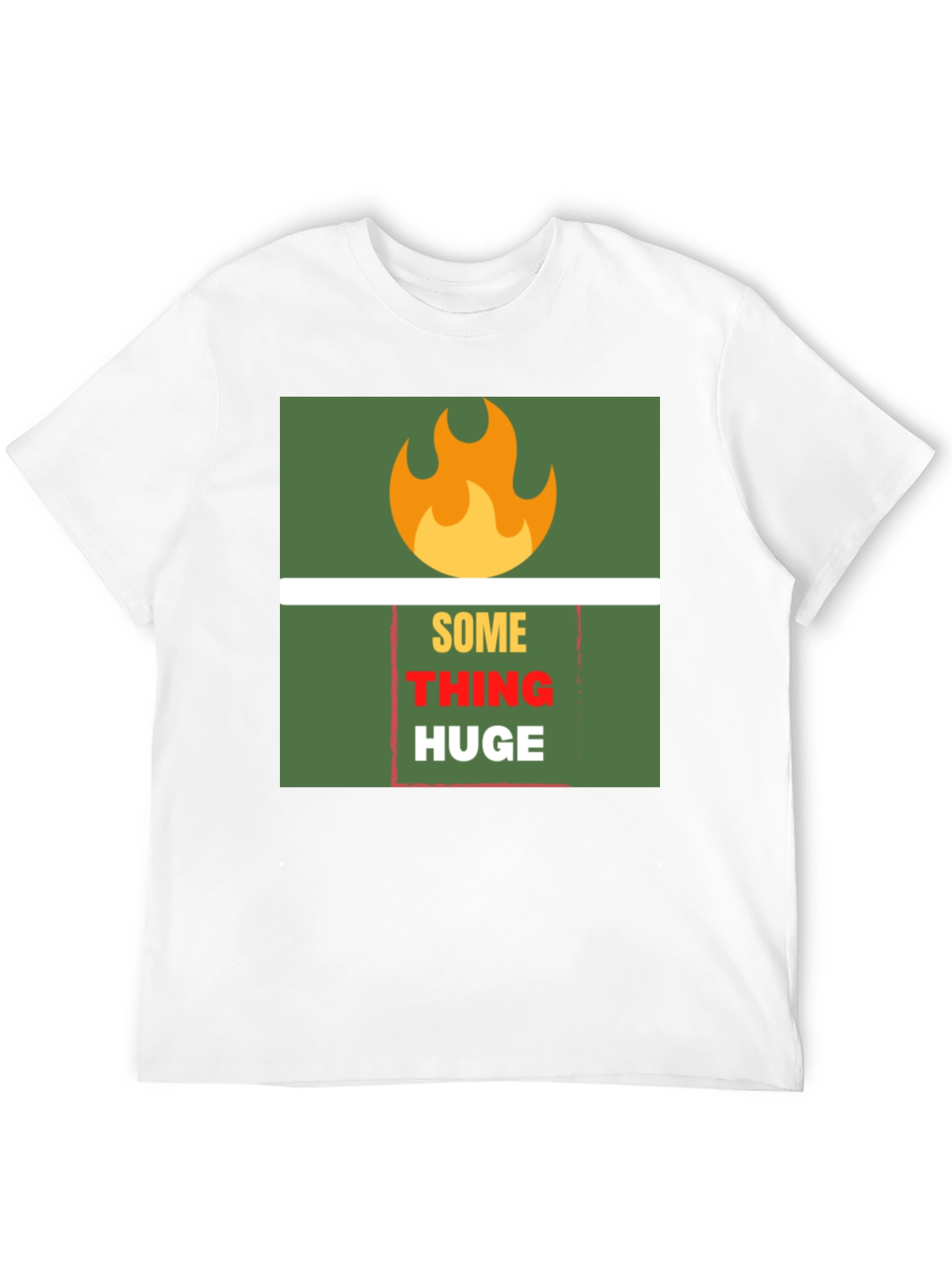 SomeTHING HUGE Graphic Tee - Bold Statement T-Shirt