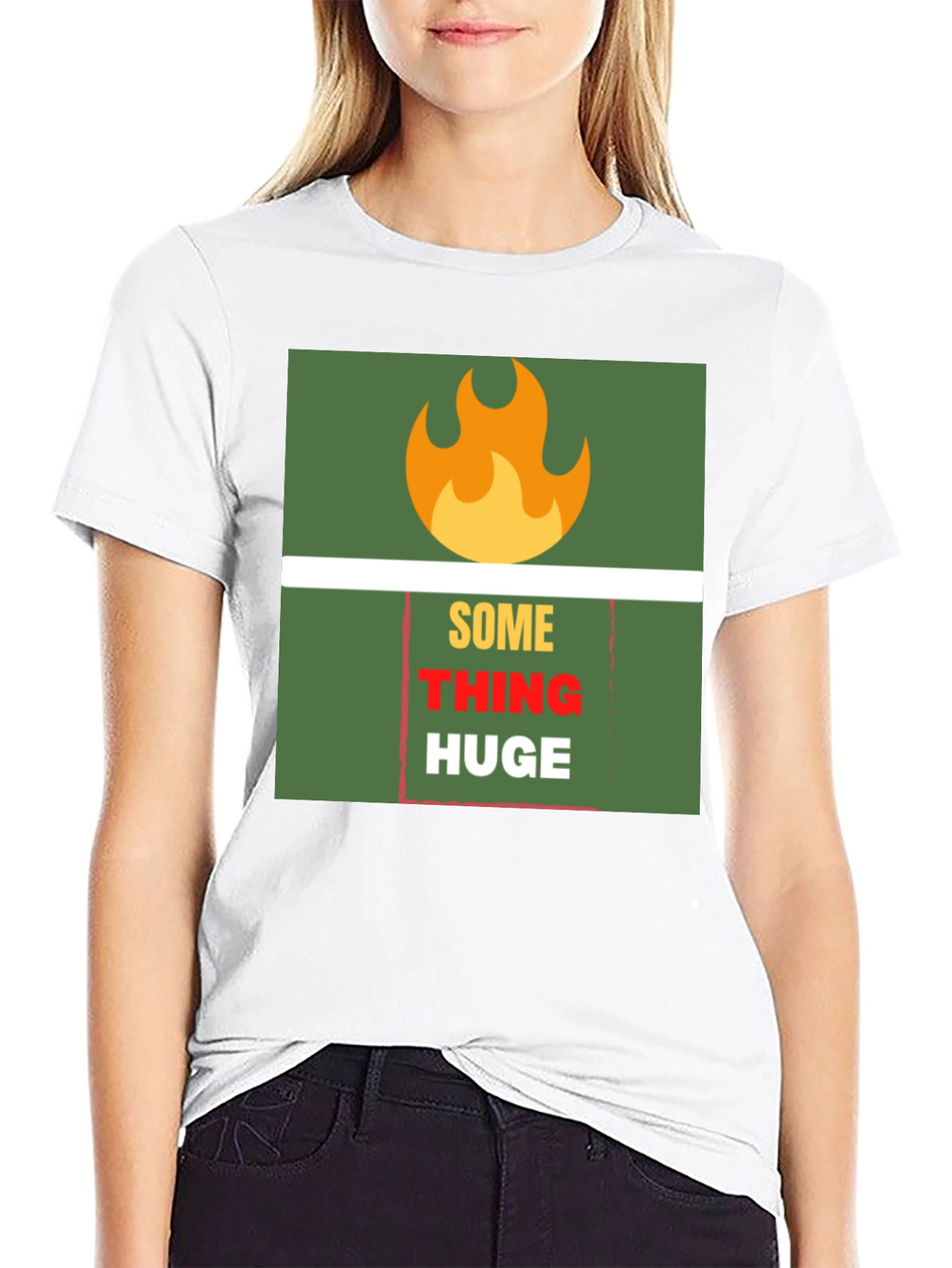 SomeTHING HUGE Graphic Tee - Bold Statement T-Shirt