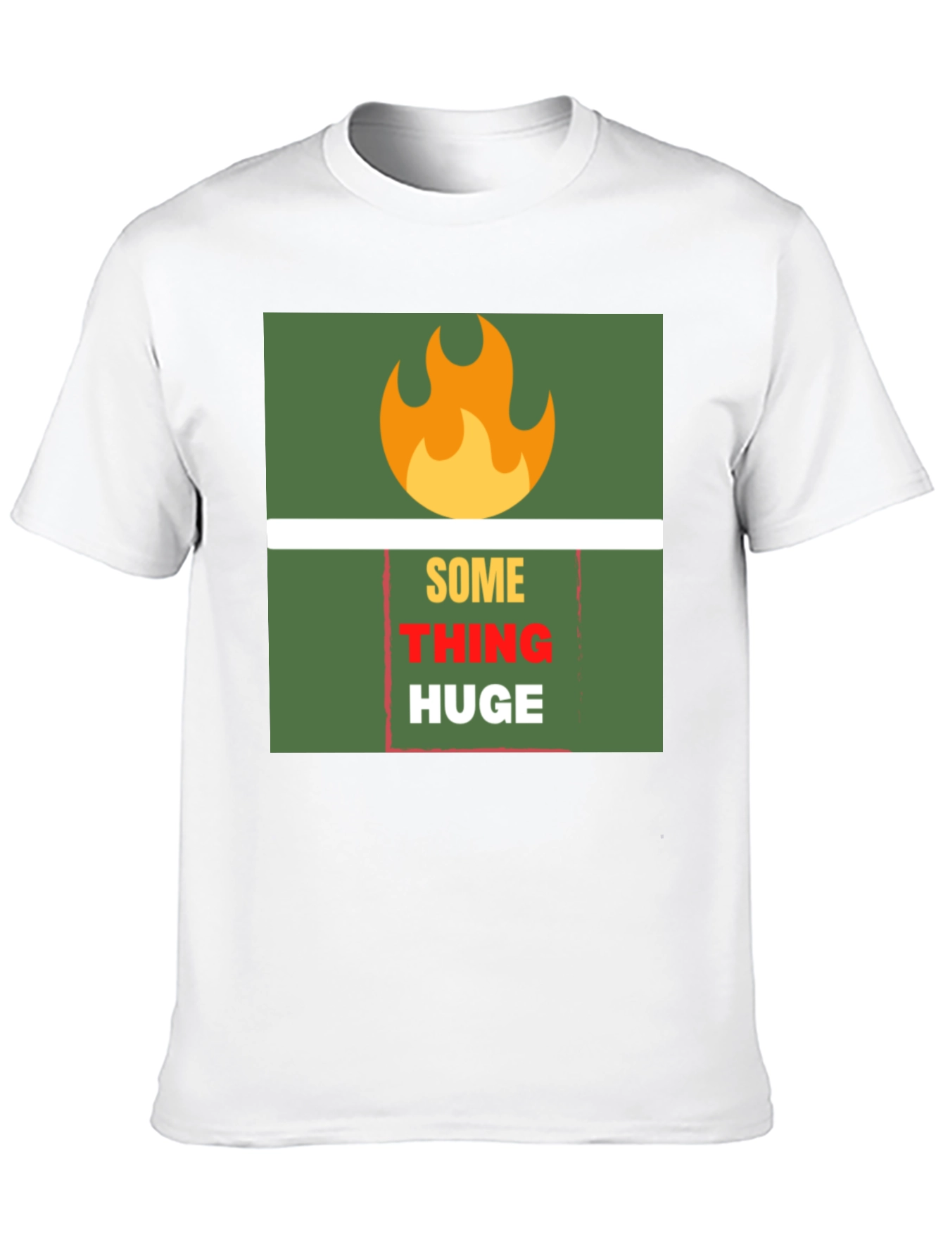 SomeTHING HUGE Graphic Tee - Bold Statement T-Shirt