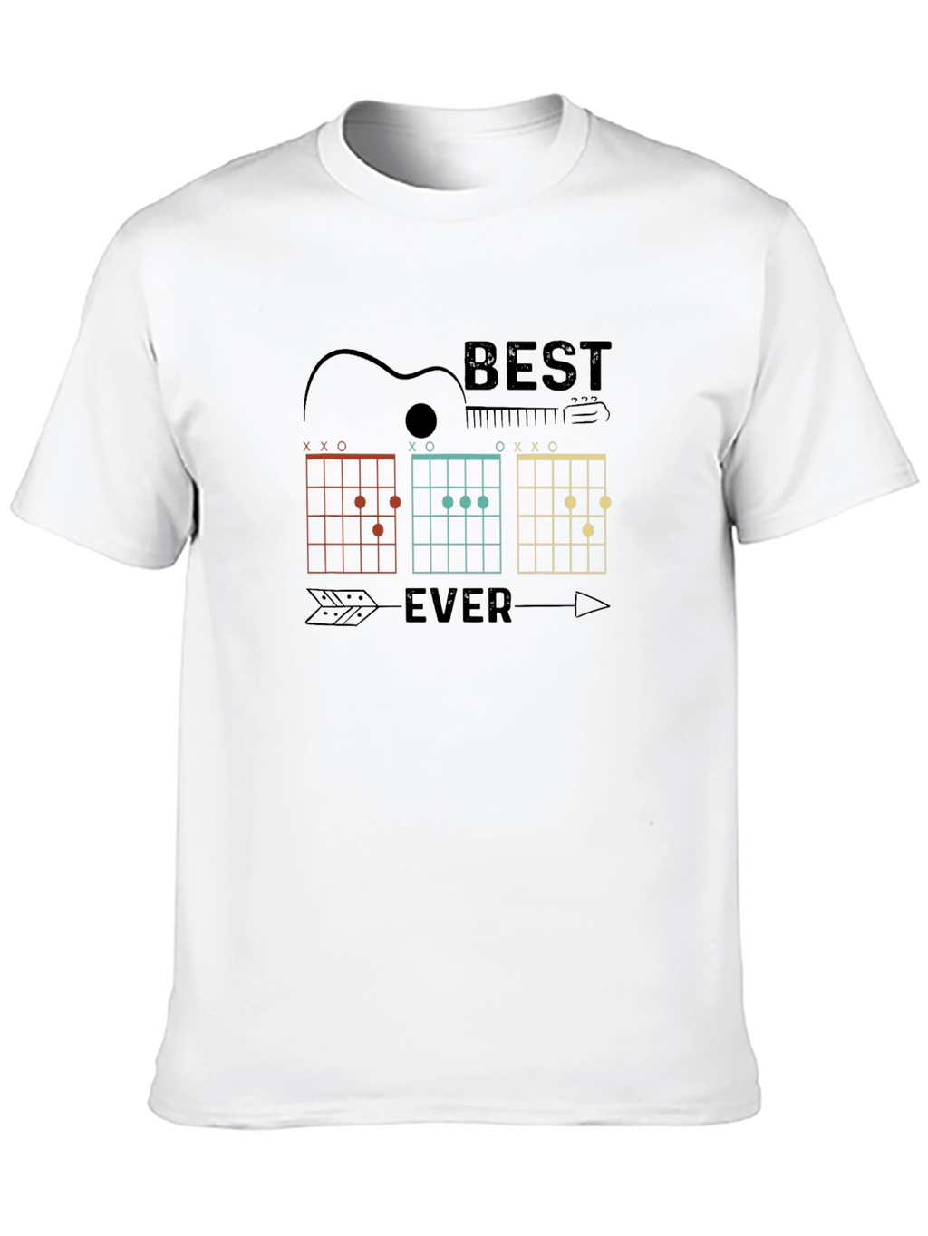Best Ever Guitar Chords Graphic Tee