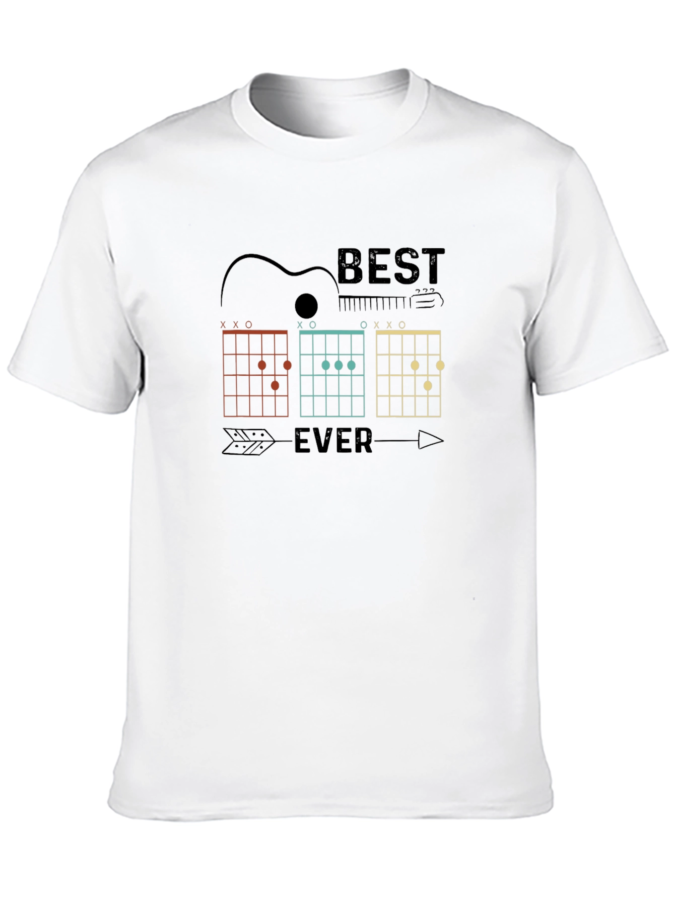 Best Ever Guitar Chords Graphic Tee