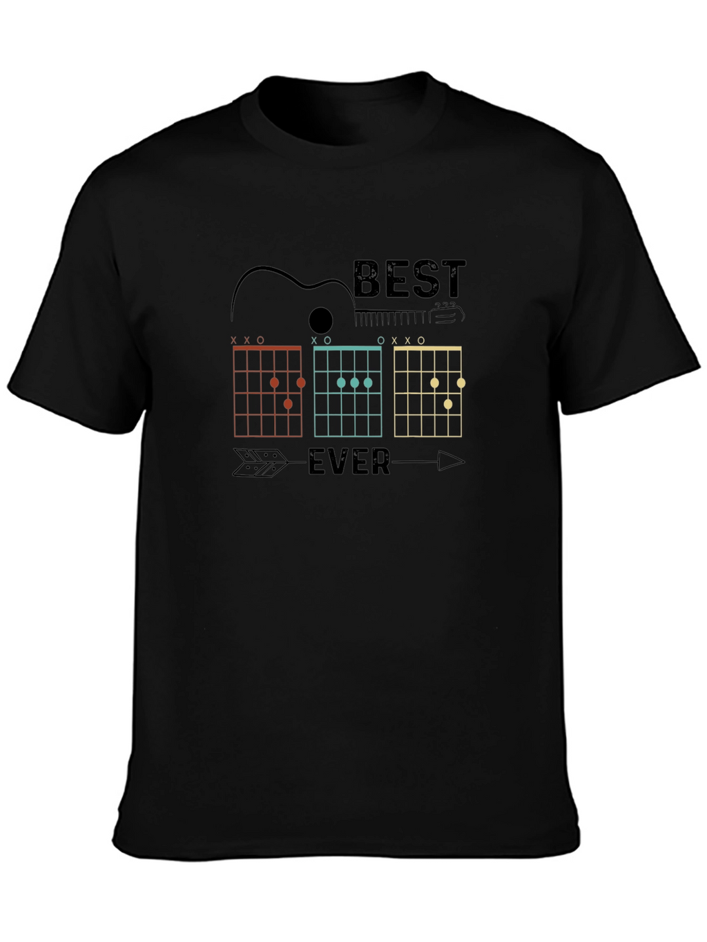 Best Ever Guitar Chords Graphic Tee