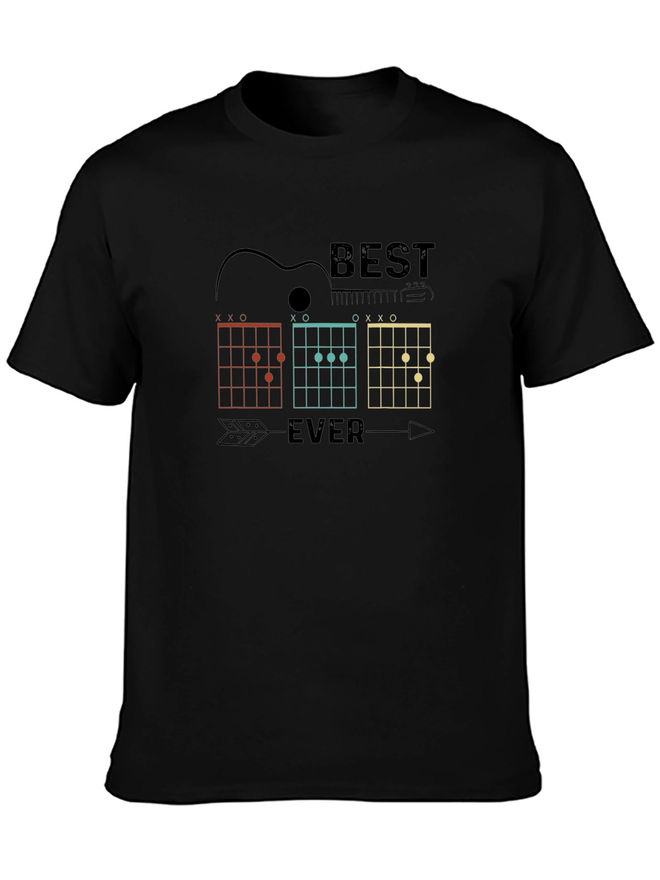 Best Ever Guitar Chords Graphic Tee