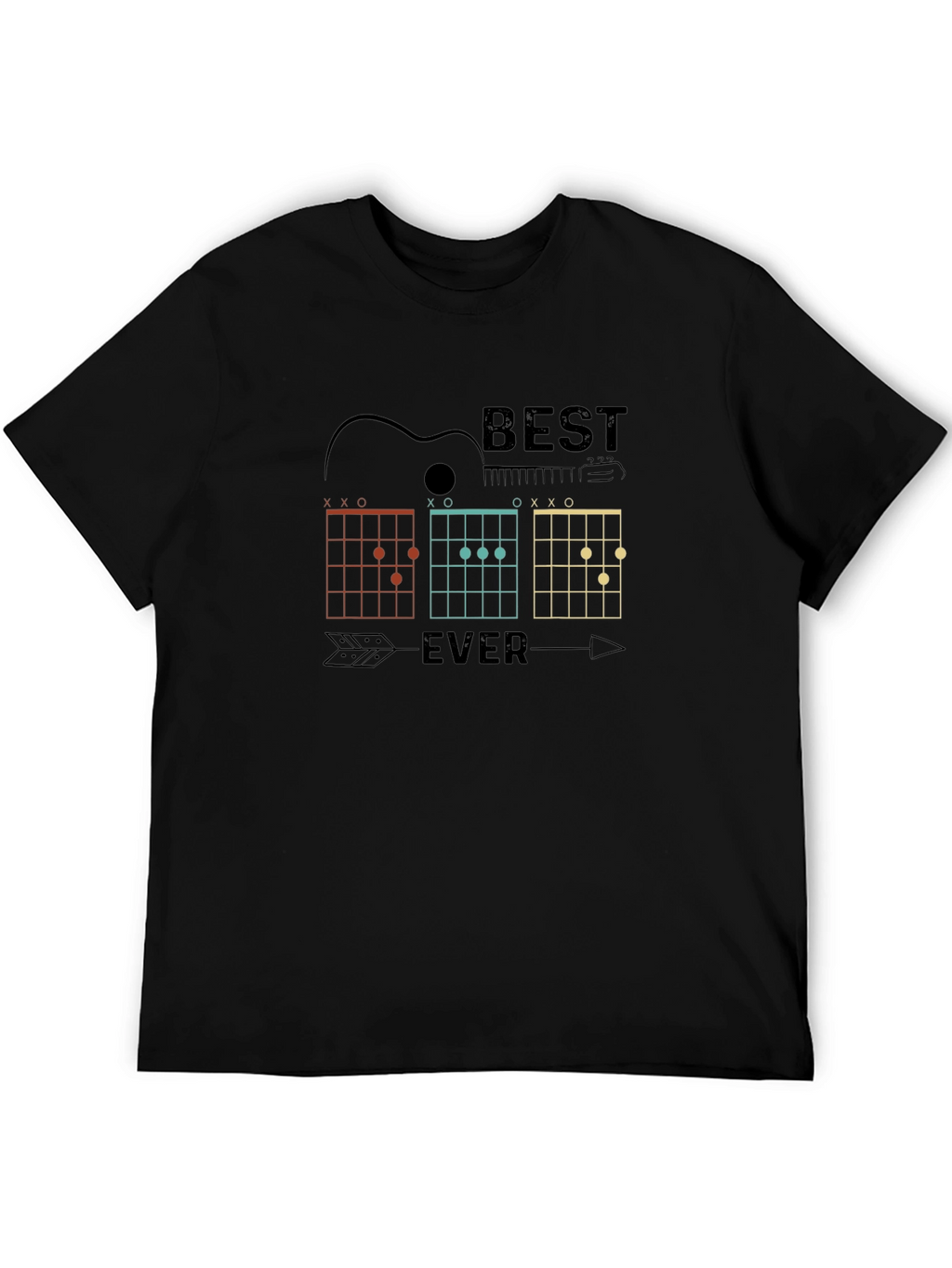 Best Ever Guitar Chords Graphic Tee