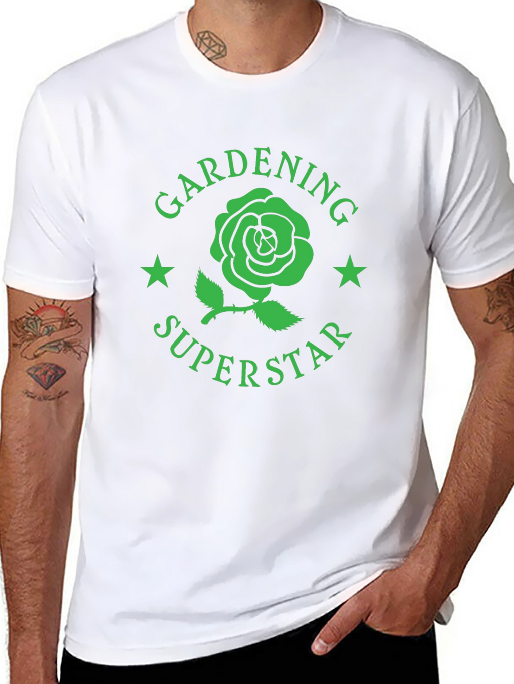 Gardening Superstar Graphic T-Shirt