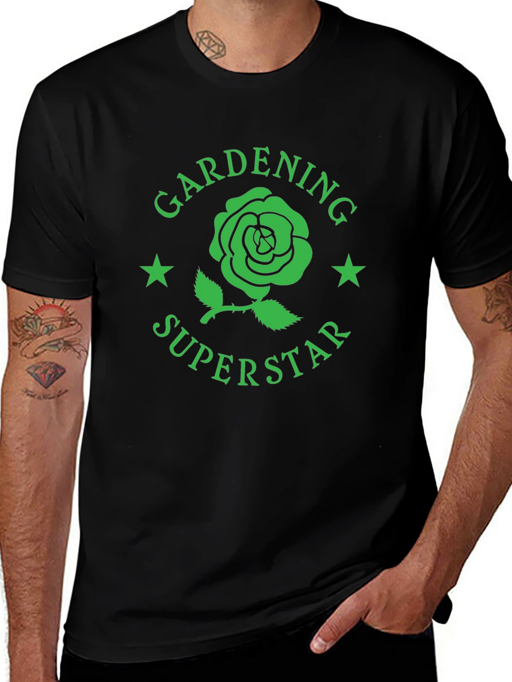 Gardening Superstar Graphic T-Shirt
