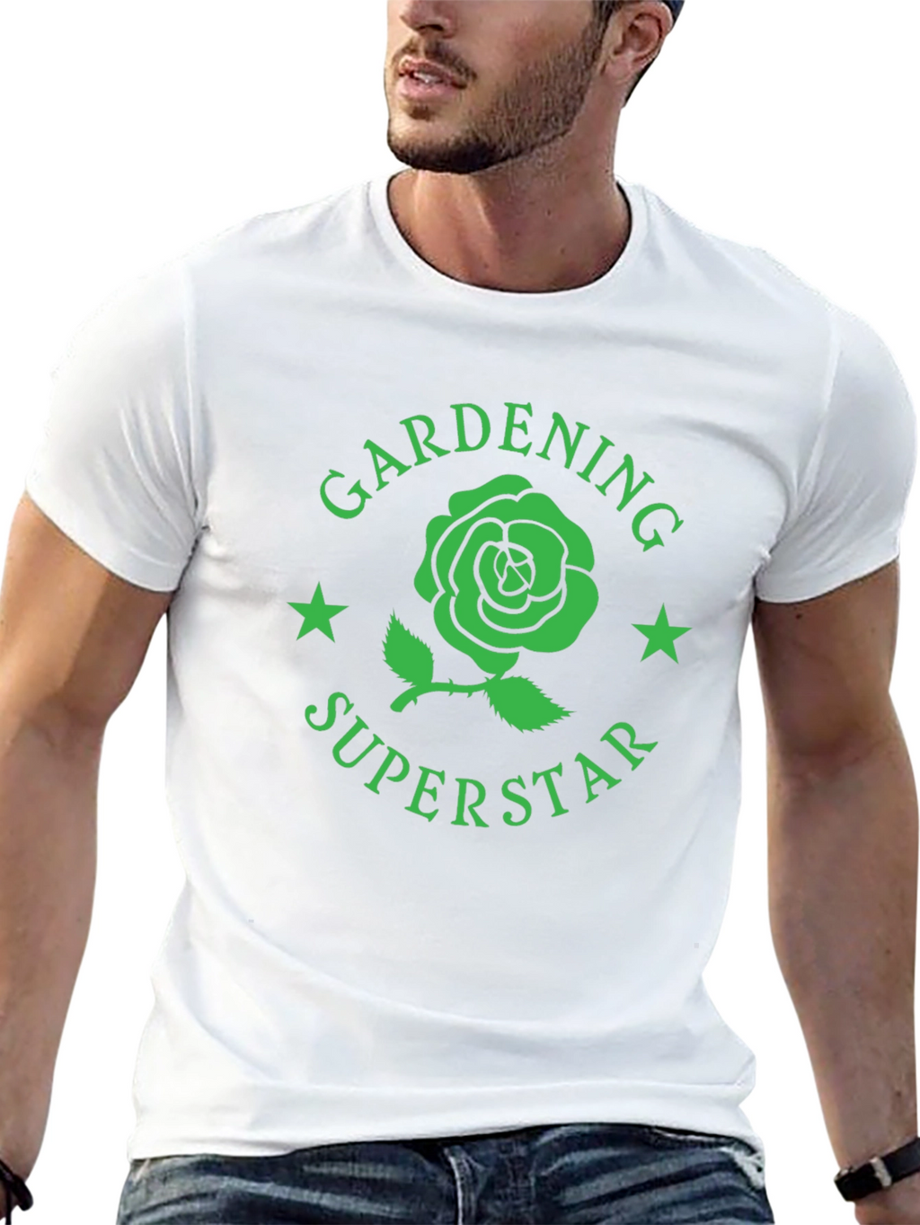 Gardening Superstar Graphic T-Shirt
