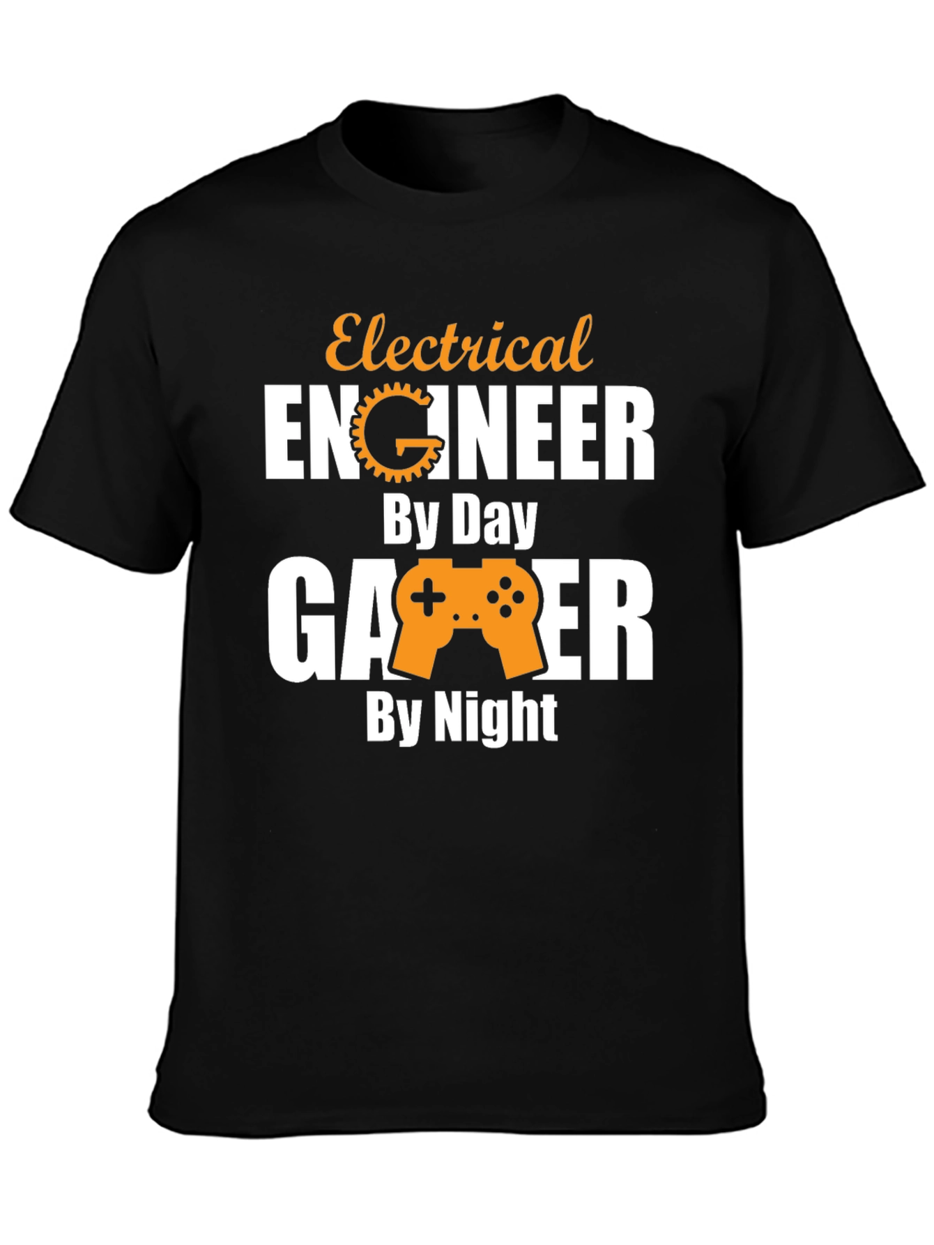 Electrical Engineer Gamer T-Shirt - Day & Night