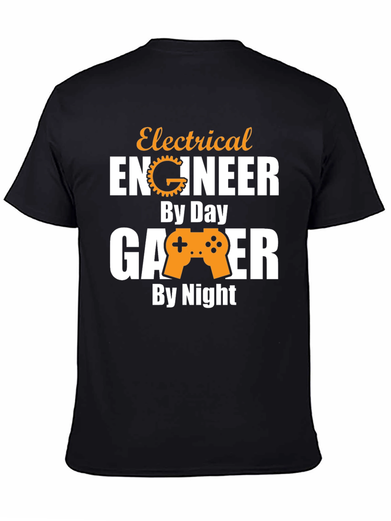 Electrical Engineer Gamer T-Shirt - Day & Night