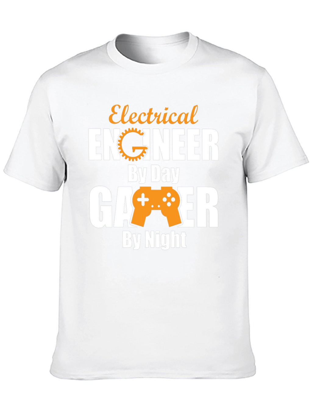 Electrical Engineer Gamer T-Shirt - Day & Night