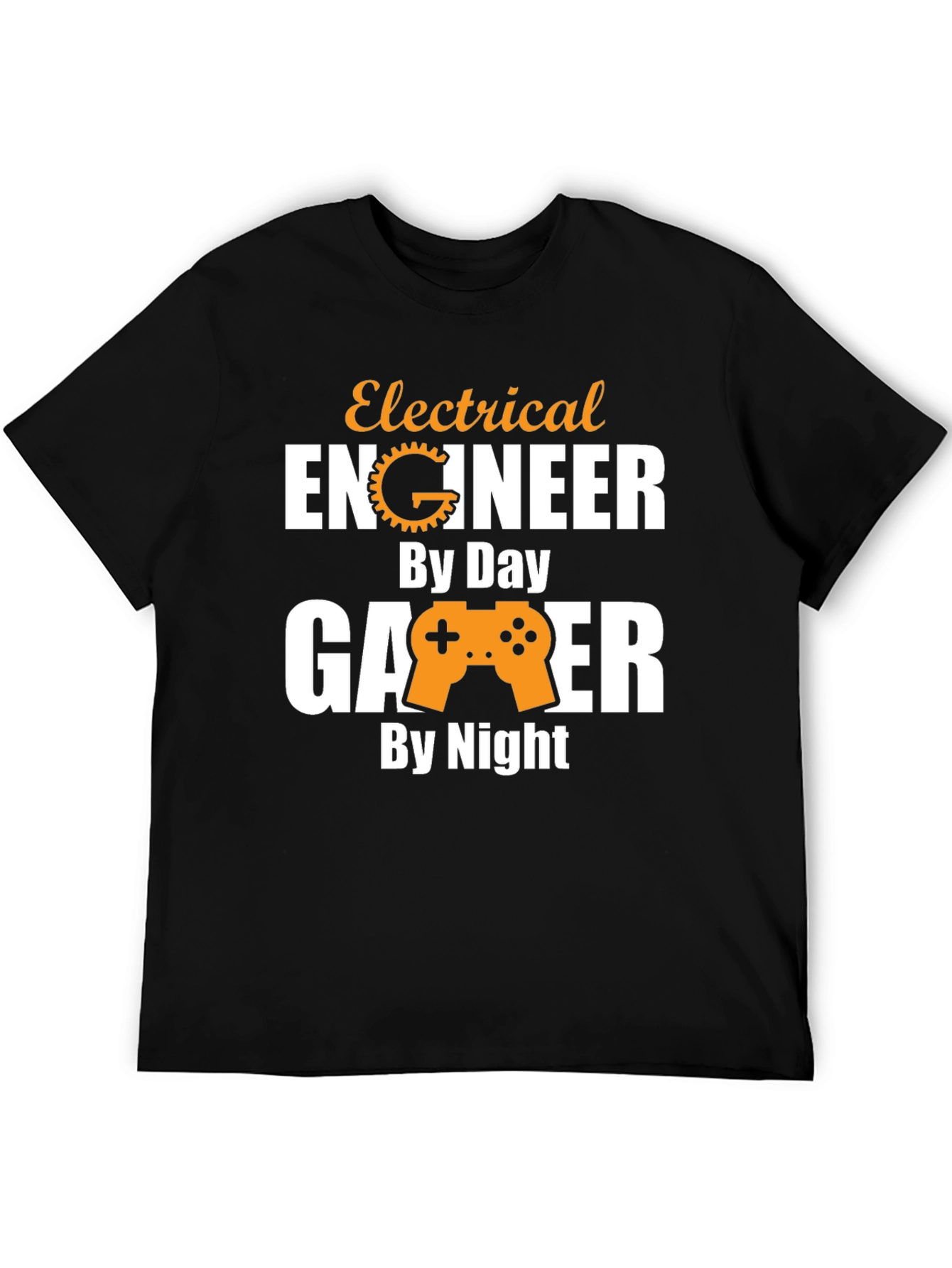 Electrical Engineer Gamer T-Shirt - Day & Night