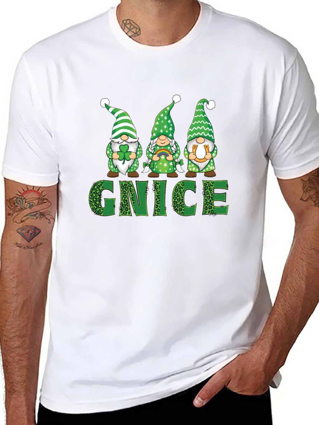 Gnice St. Patricks Day Gnomes T-Shirt