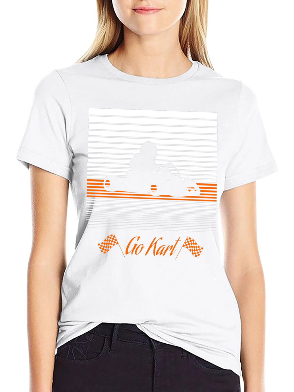 Go Kart Racer T-Shirt - Black Graphic Tee
