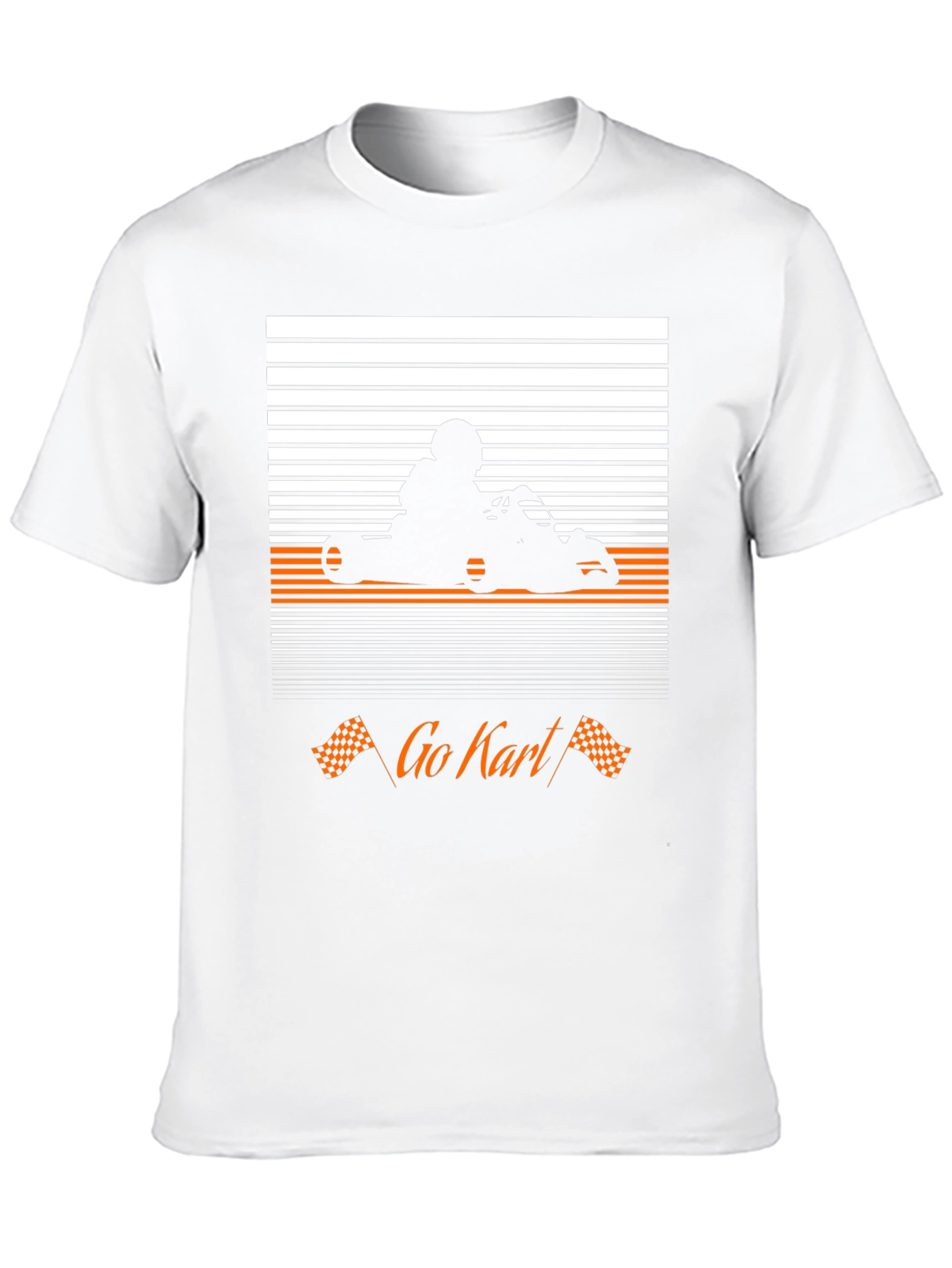 Go Kart Racer T-Shirt - Black Graphic Tee