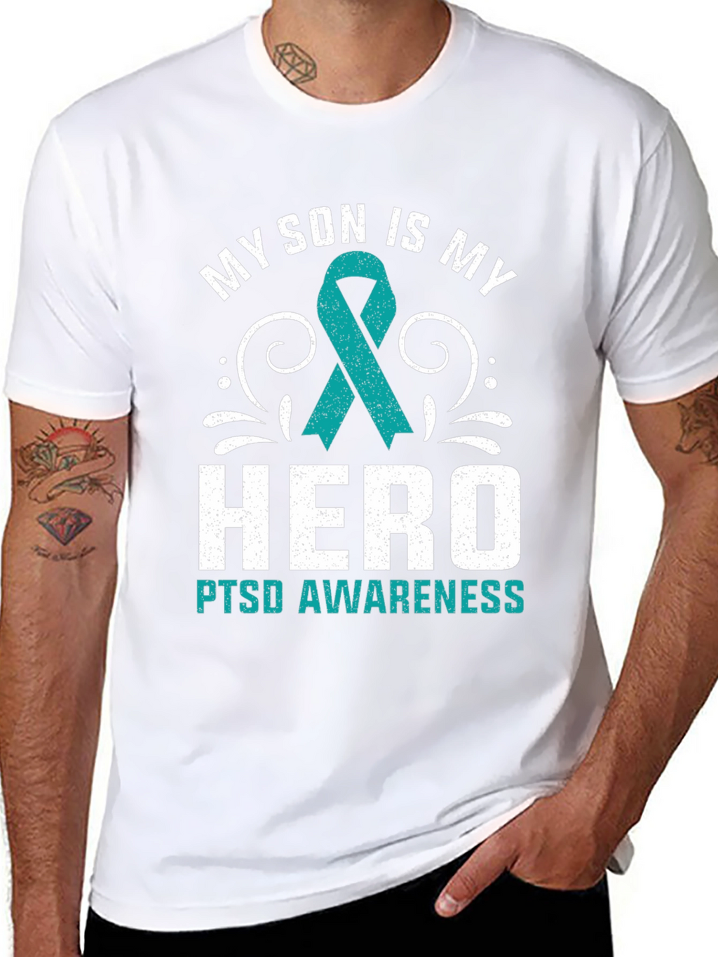 My Son is My Hero PTSD Awareness T-Shirt