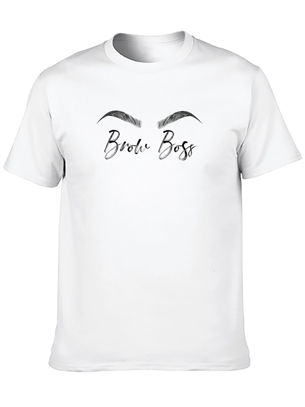 Brow Boss T-Shirt - Stylish Eyelash Graphic Tee