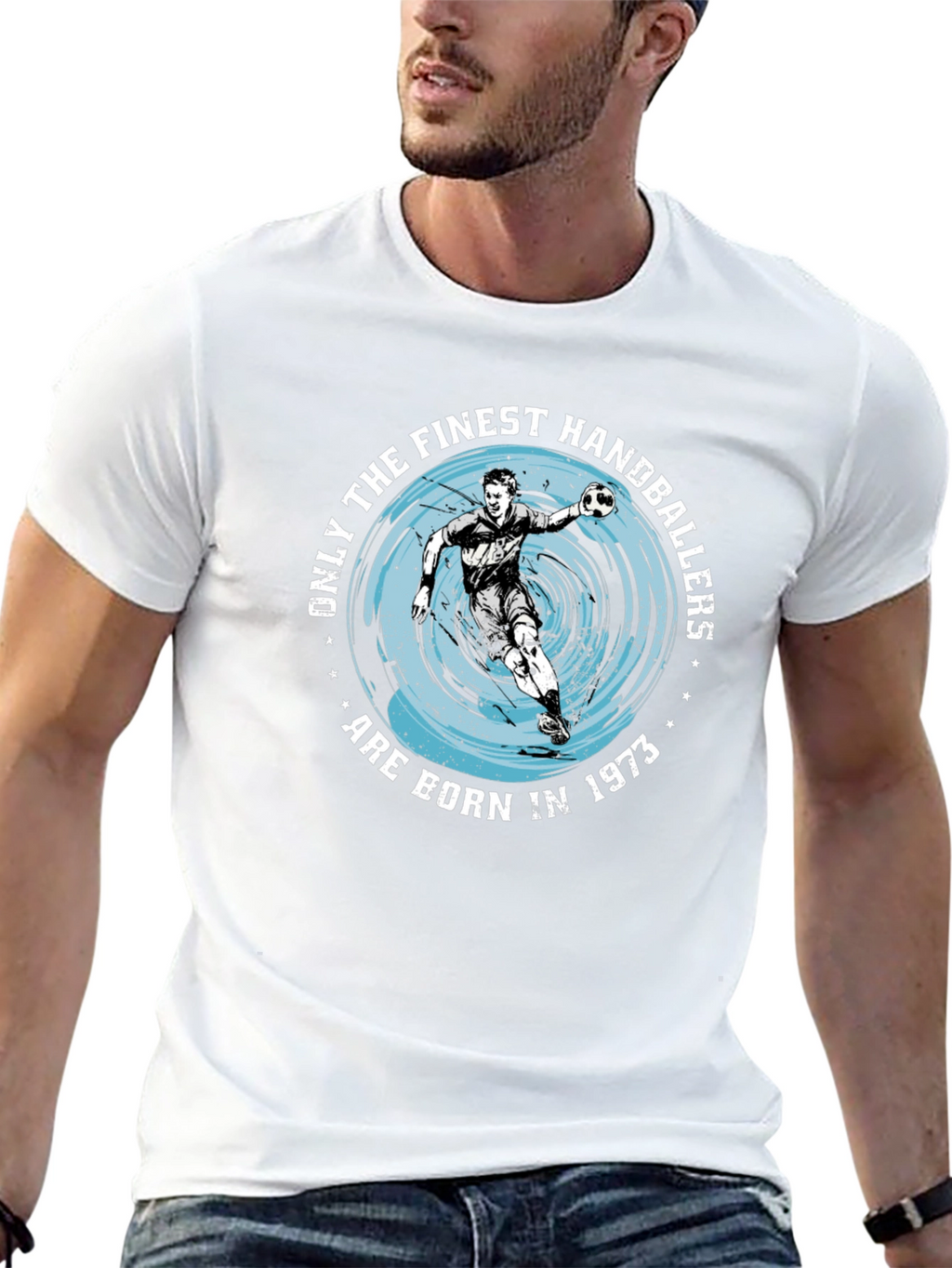 Finest Handballers Born in 1973 Graphic T-Shirt